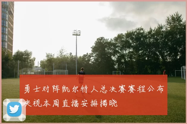 勇士对阵凯尔特人总决赛赛程公布央视本周直播安排揭晓