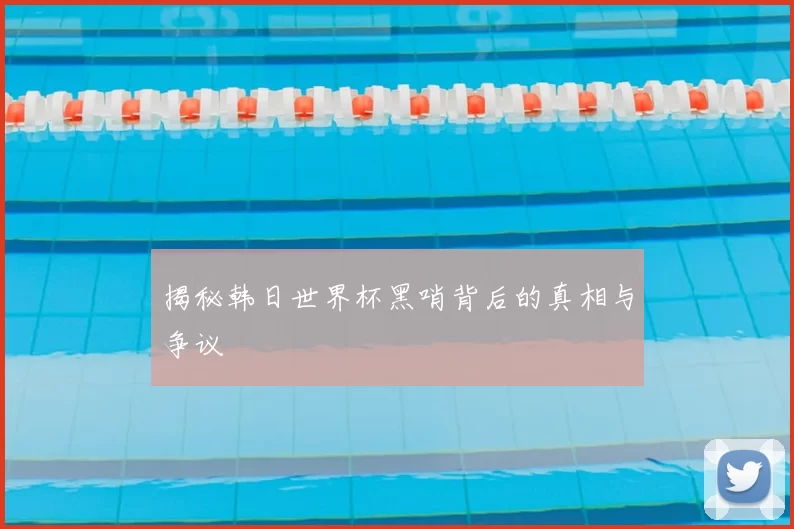 揭秘韩日世界杯黑哨背后的真相与争议