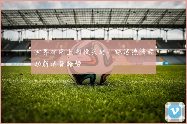 世界杯网上网投兴起，球迷热情带动新消费趋势